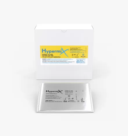 Hypermix® Garze medicate 30pz per lesioni cutanee, ferite e ustioni